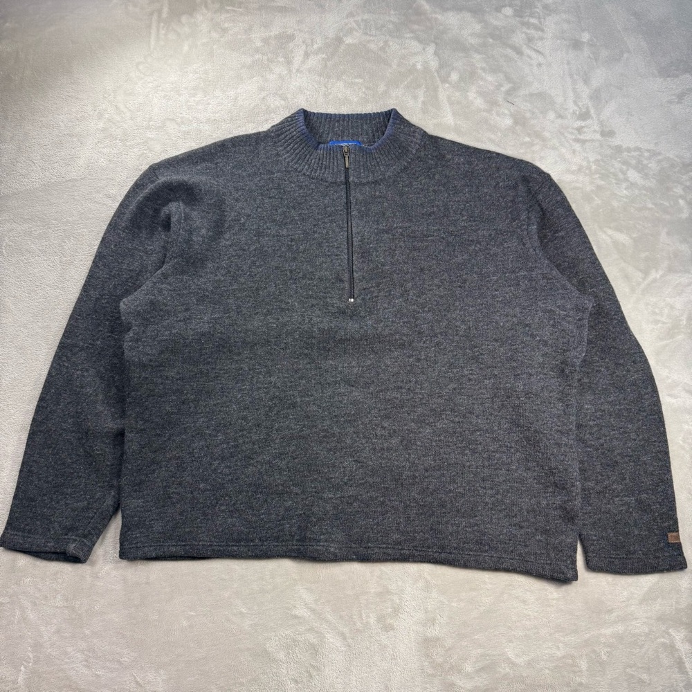 Pendleton Quarter Zip Sweater Lambswool Acrylic B… - image 1
